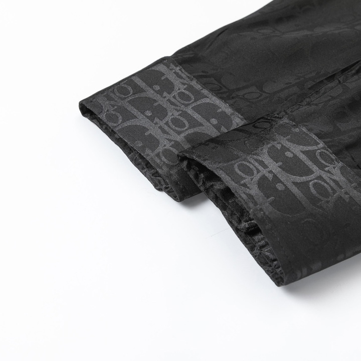 Dior  Oblique Kasuri Long Sleeve Shirt - FashionPlug