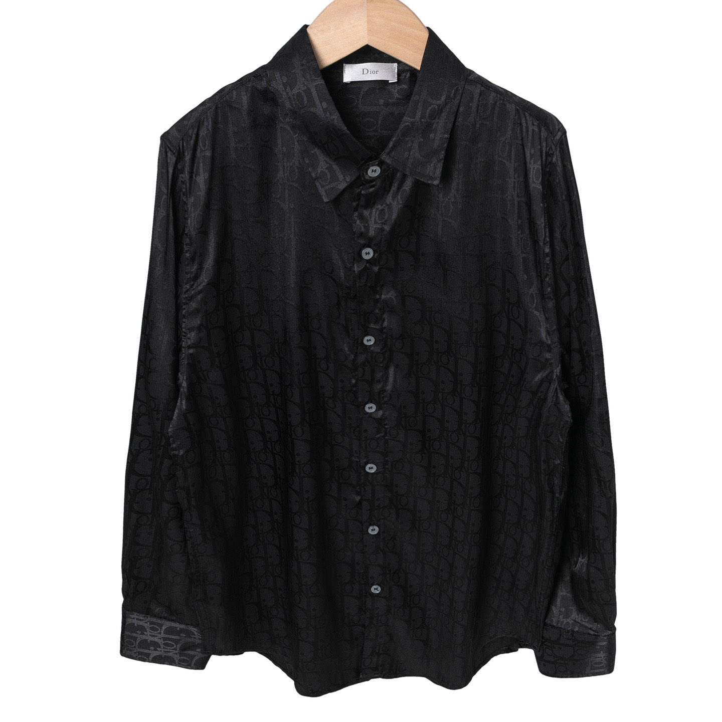 Dior  Oblique Kasuri Long Sleeve Shirt - FashionPlug
