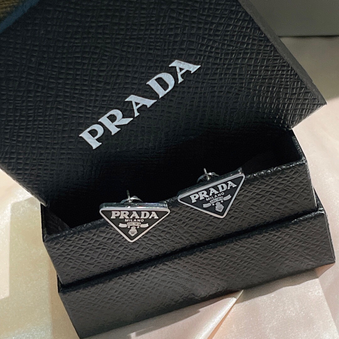 Prada Symbole Cip  Earring - FashionPlug