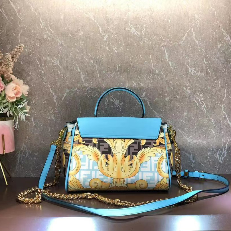 Versace Fendace La Medusa Medium Handbag(25-22-15cm) - FashionPlug