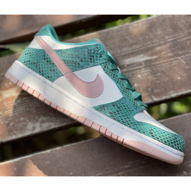 Nike Dunk SB Low ''Snake Skin'' Sneaker    DR8577-300 - FashionPlug