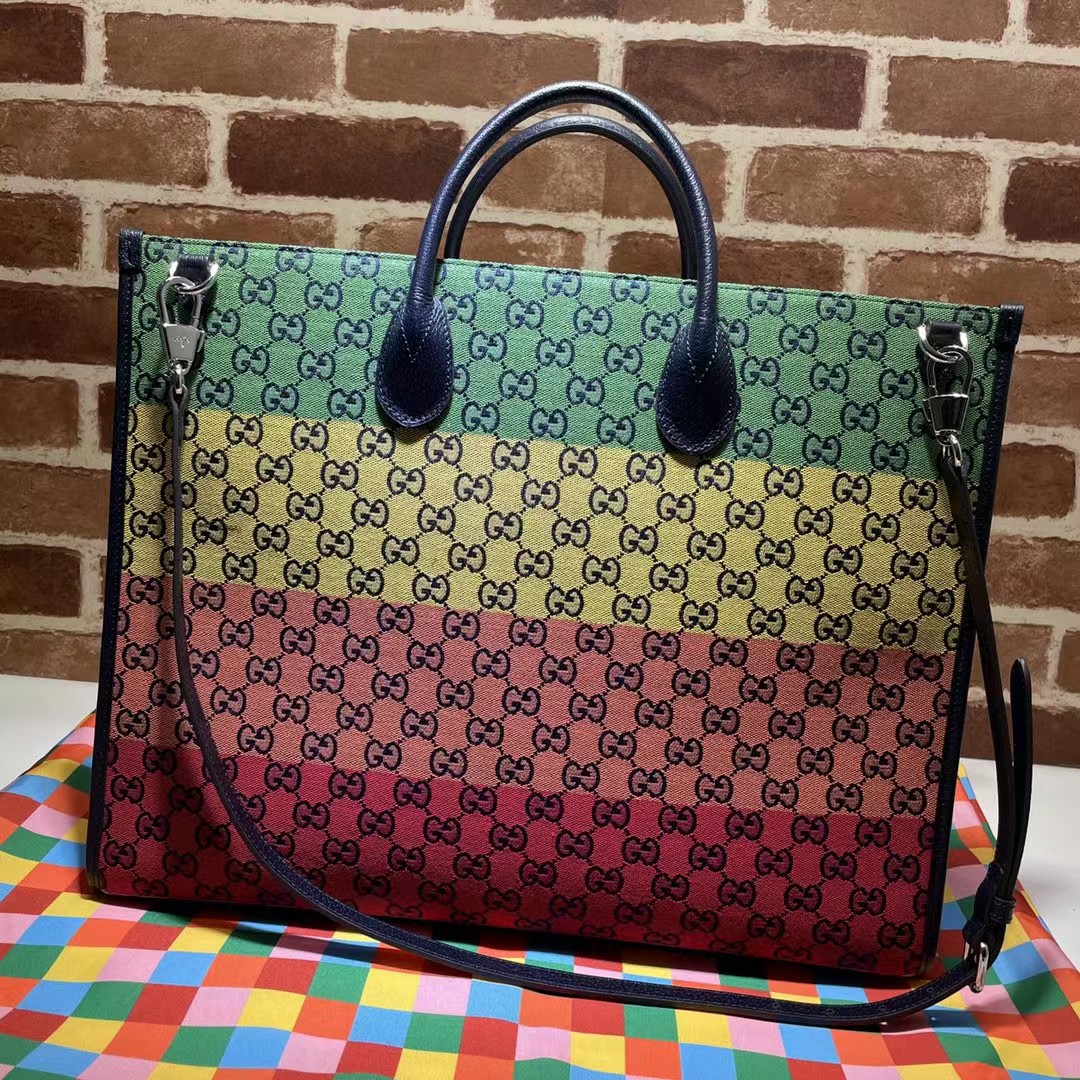 Gucci GG Medium Tote(43-43-18cm) - FashionPlug
