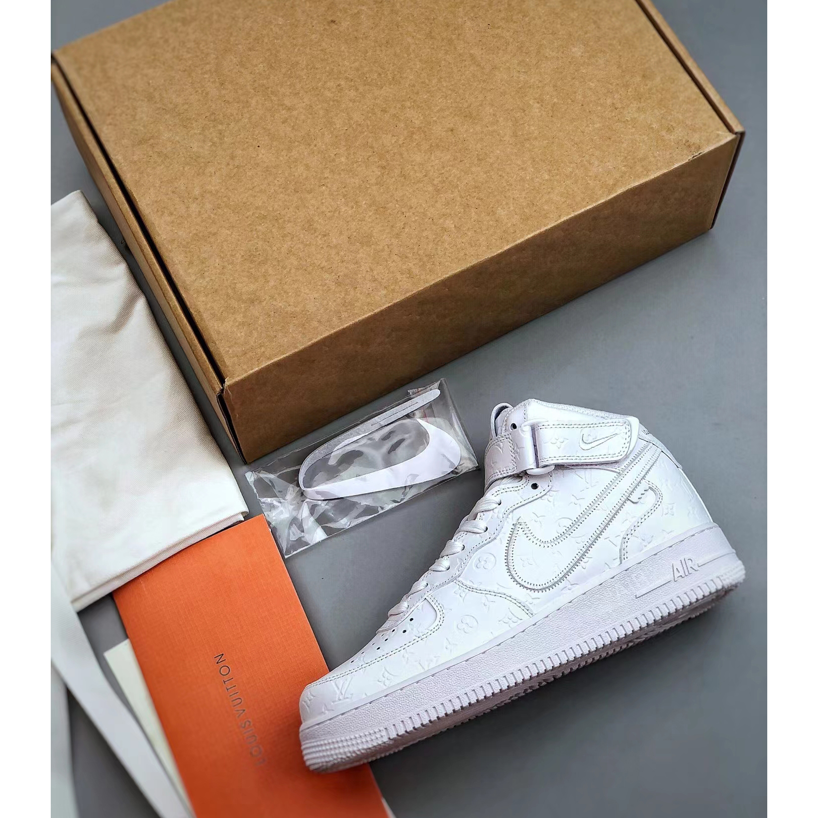 Louis Vuitton X Nike Air Force 1 Sneaker - FashionPlug