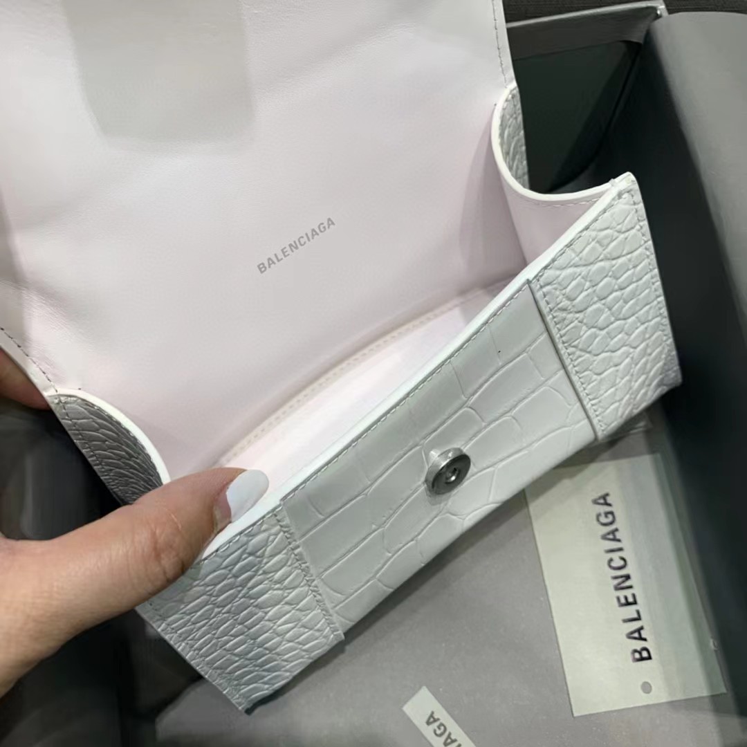 Balenciaga Hourglass Top Handle Bag (19-21-8CM) - FashionPlug