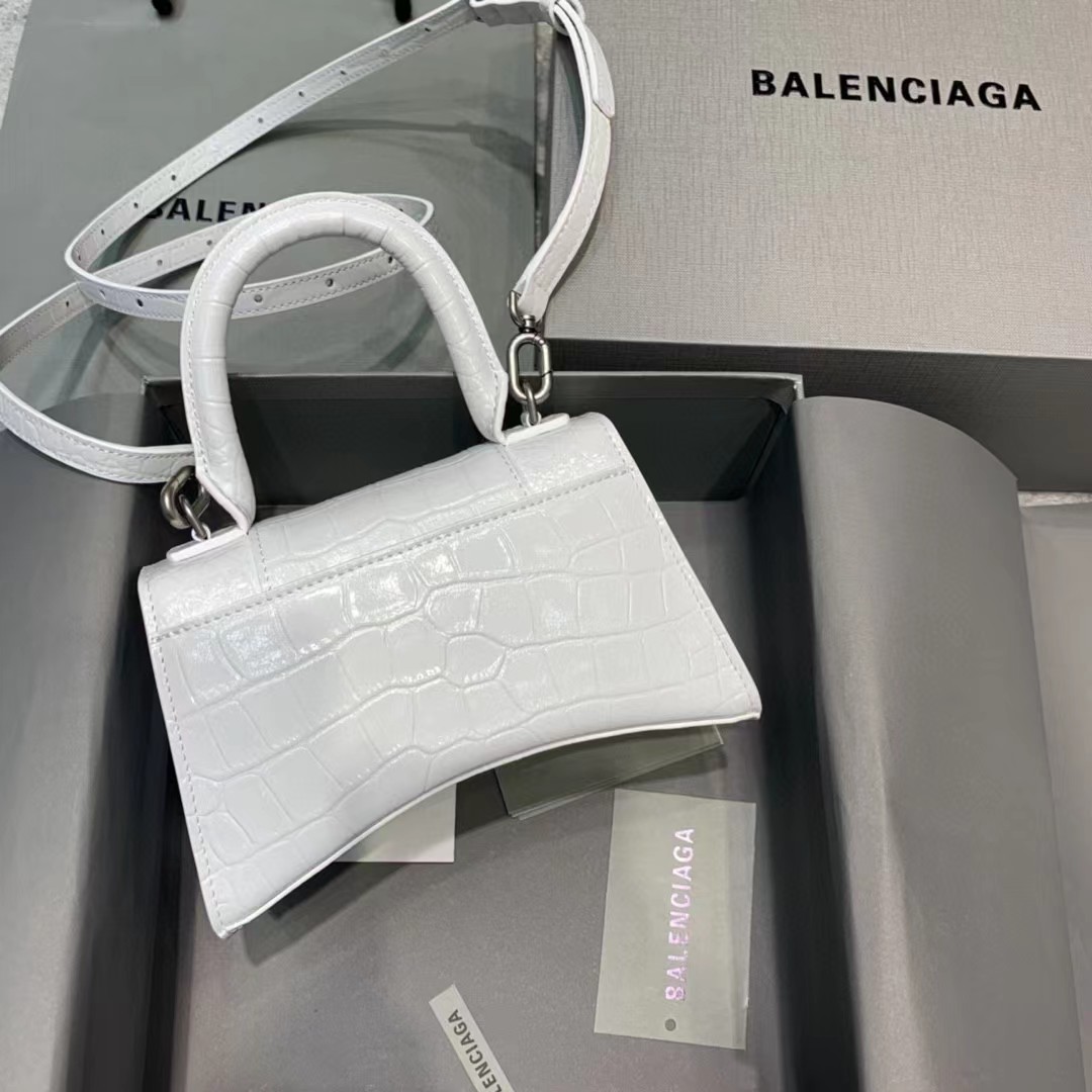 Balenciaga Hourglass Top Handle Bag (19-21-8CM) - FashionPlug