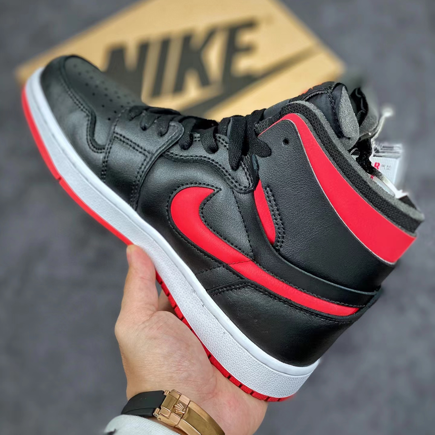Nike Air Jordan 1 Zoom Air Cmft ''Bred'' Sneaker  CT0979-006 - FashionPlug
