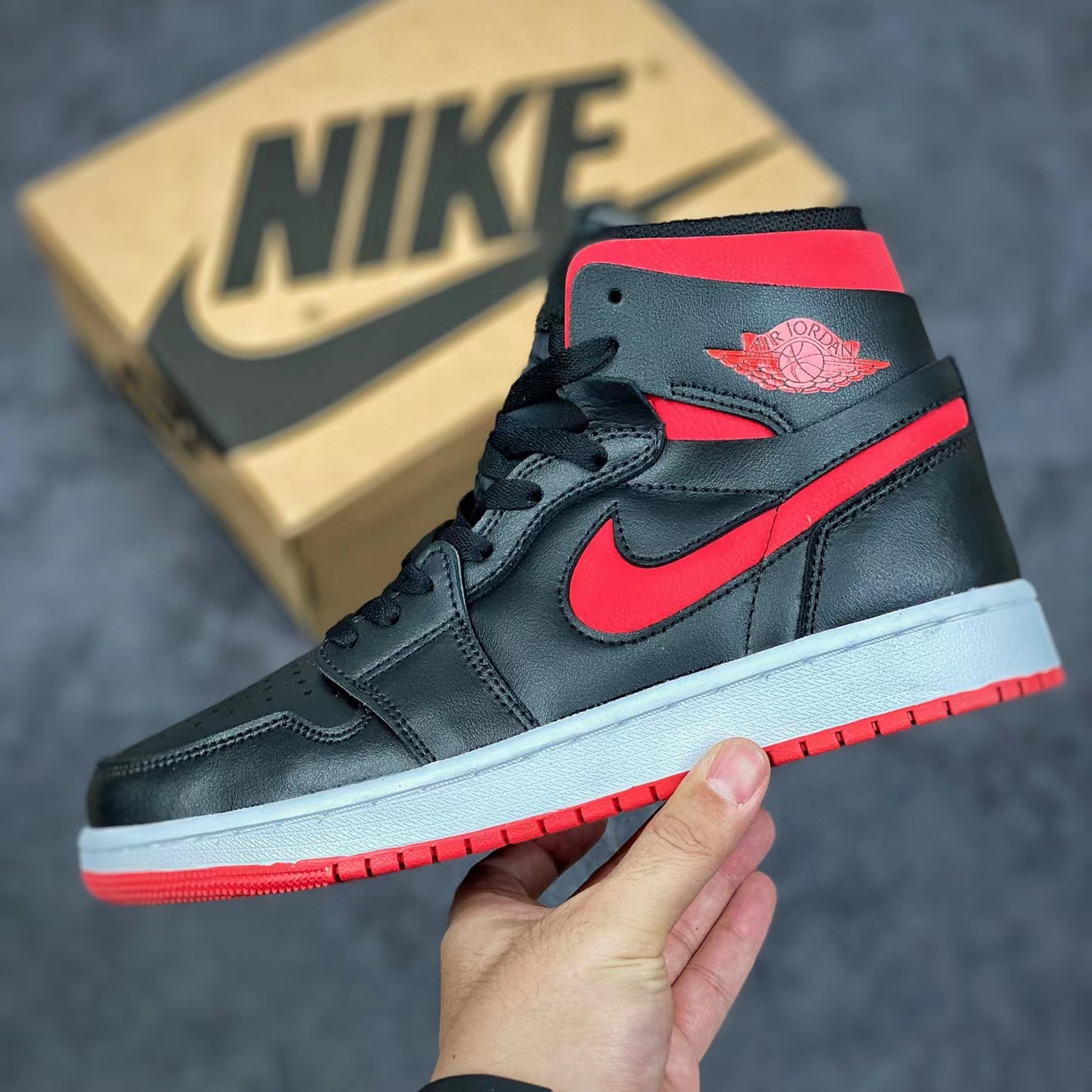 Nike Air Jordan 1 Zoom Air Cmft ''Bred'' Sneaker  CT0979-006 - FashionPlug