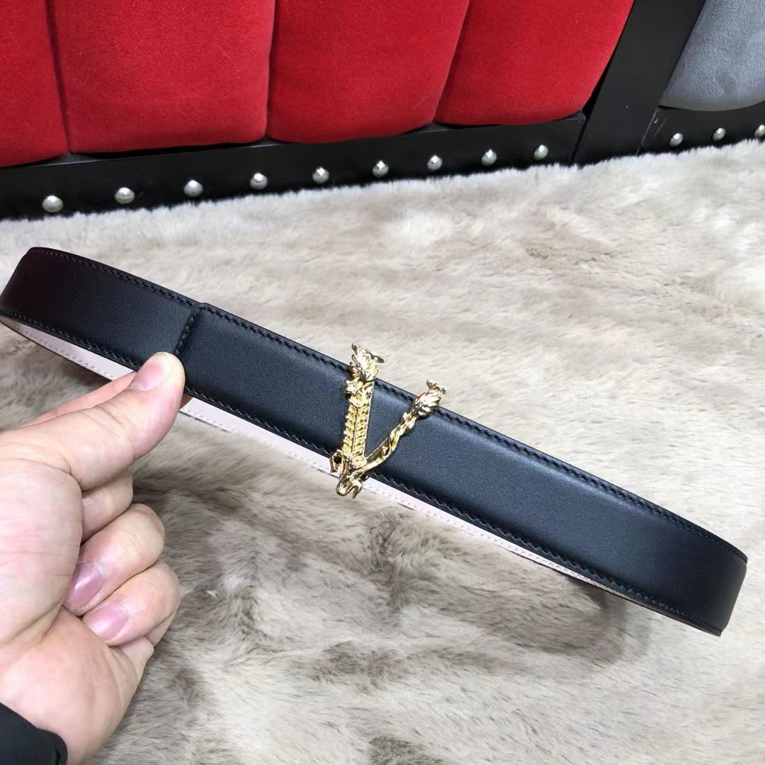 Versace Virtus Waist Belt  30mm - FashionPlug