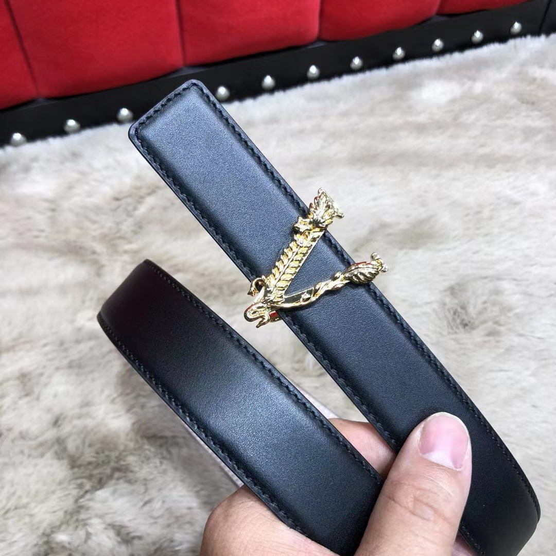Versace Virtus Waist Belt  30mm - FashionPlug