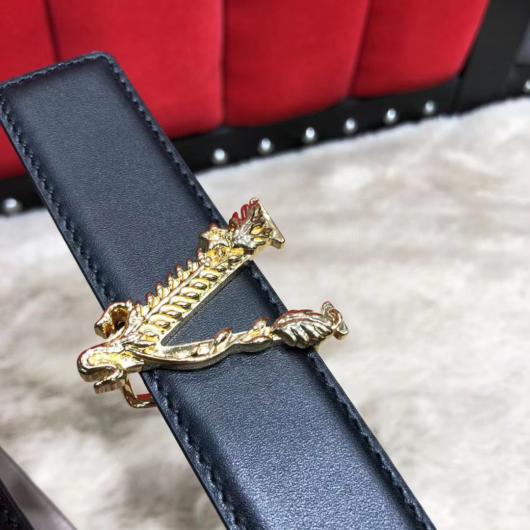 Versace Virtus Waist Belt  30mm - FashionPlug