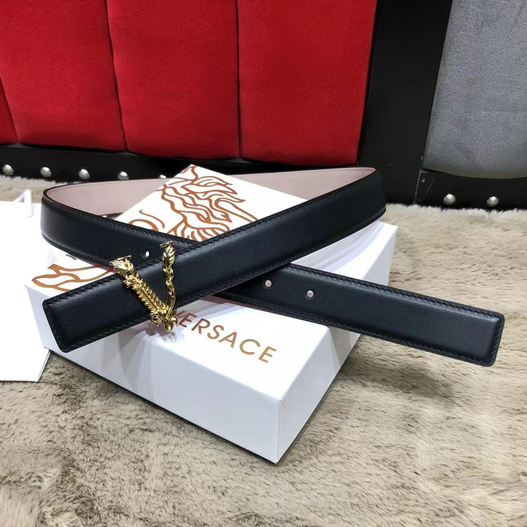 Versace Virtus Waist Belt  30mm - FashionPlug