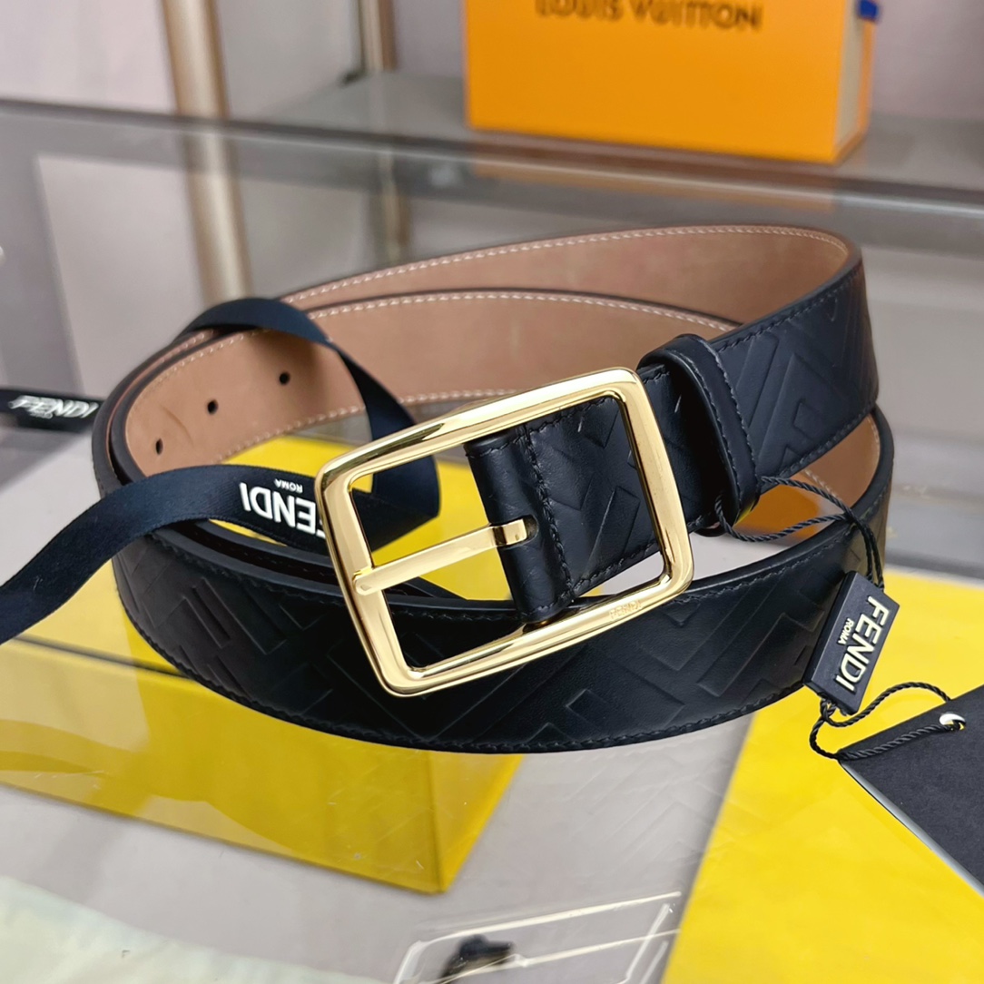 Fendi Leather Belt  - FashionPlug
