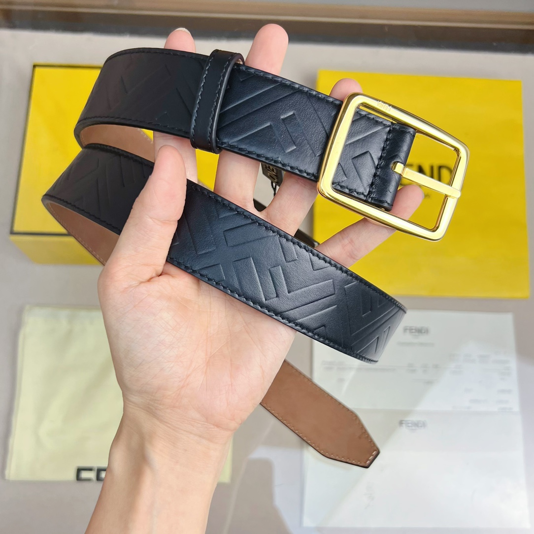 Fendi Leather Belt  - FashionPlug