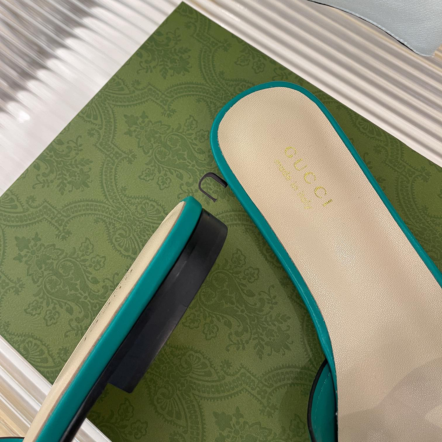 Gucci Women's Interlocking G Cut-Out Slide Sandal - FashionPlug
