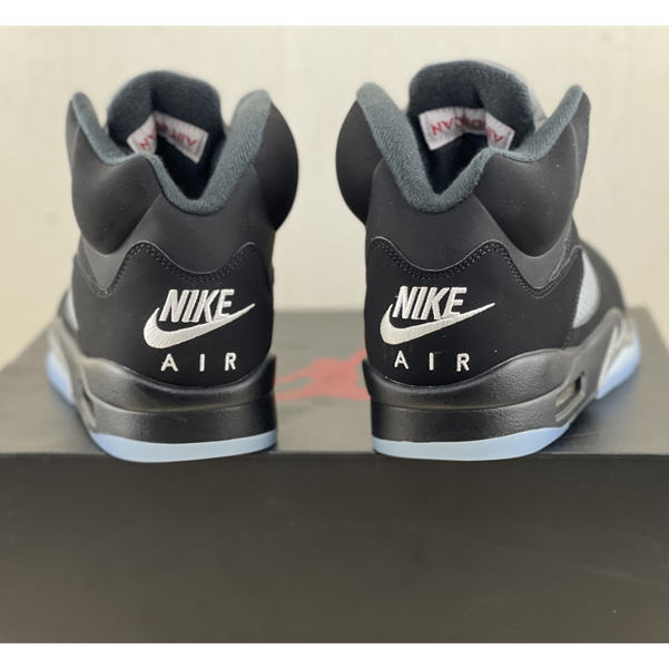 Air Jordan 5 “Metallic Black” Sneaker   845035 003 - FashionPlug