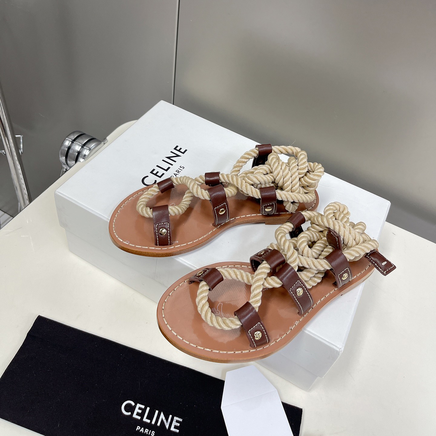 Celine Taillat Triomphe Sandal  - FashionPlug