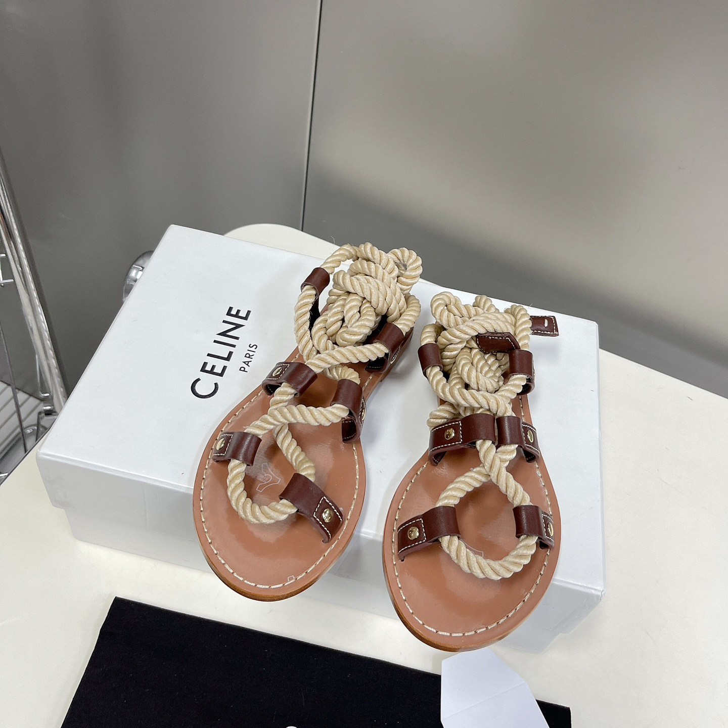 Celine Taillat Triomphe Sandal  - FashionPlug