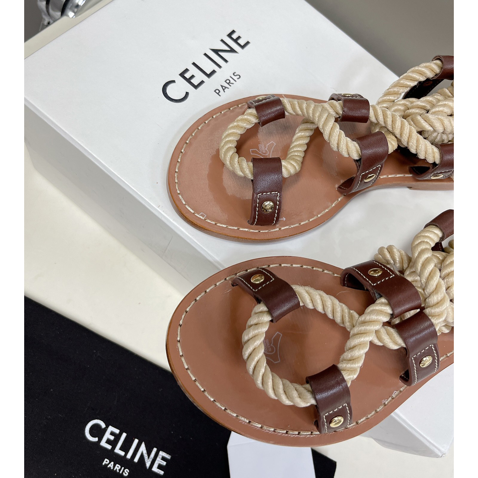 Celine Taillat Triomphe Sandal  - FashionPlug