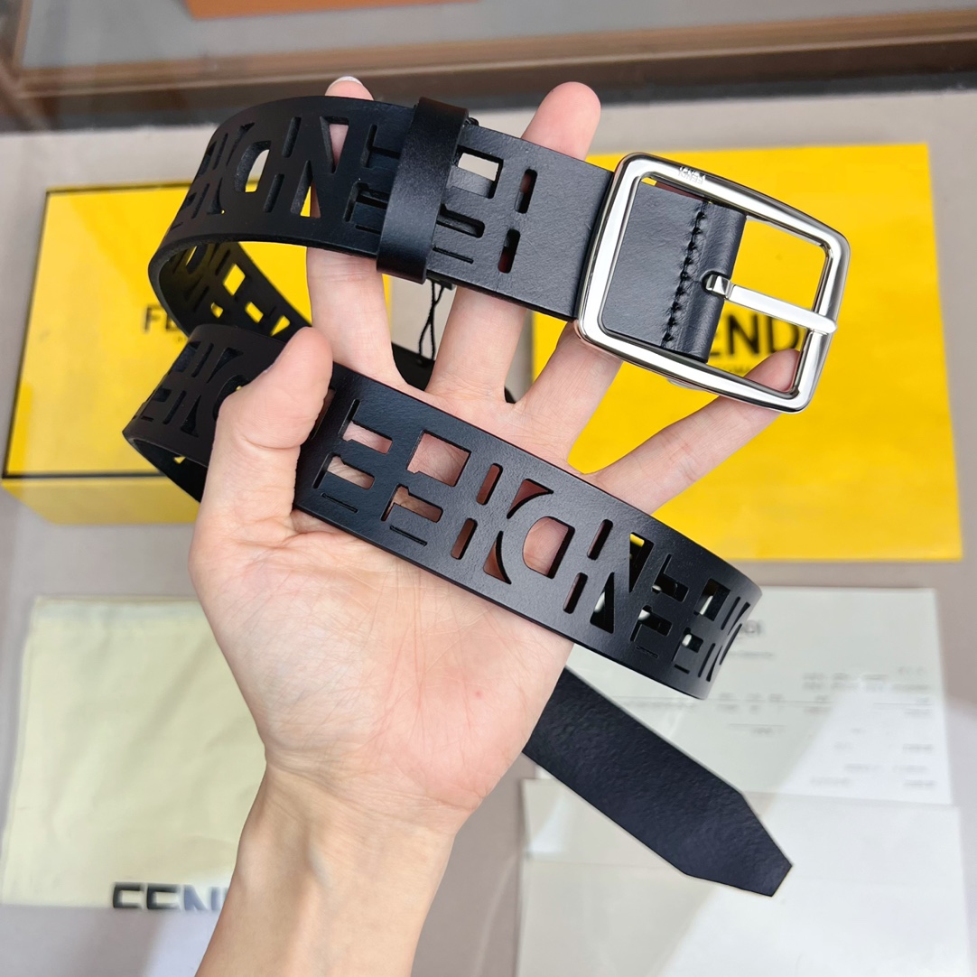 Fendi Leather Belt  - FashionPlug