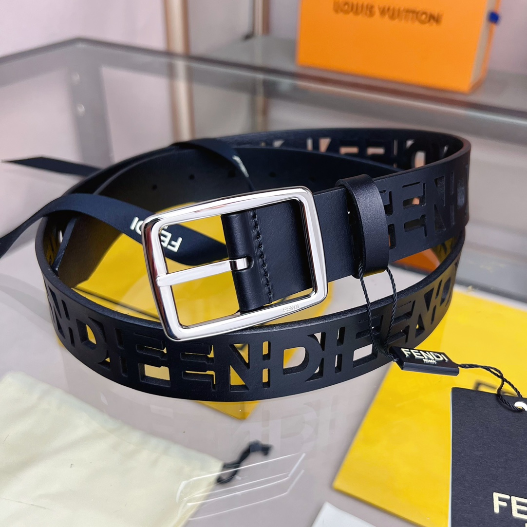 Fendi Leather Belt  - FashionPlug