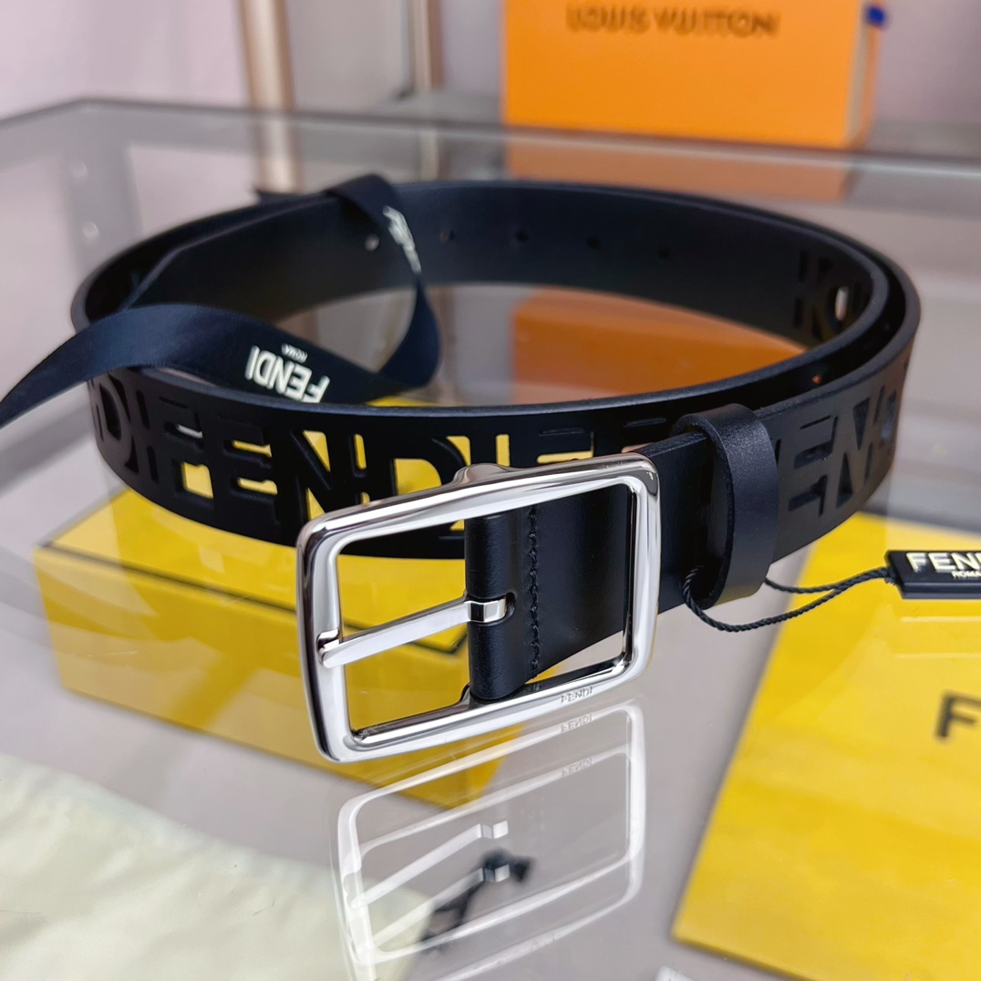 Fendi Leather Belt  - FashionPlug