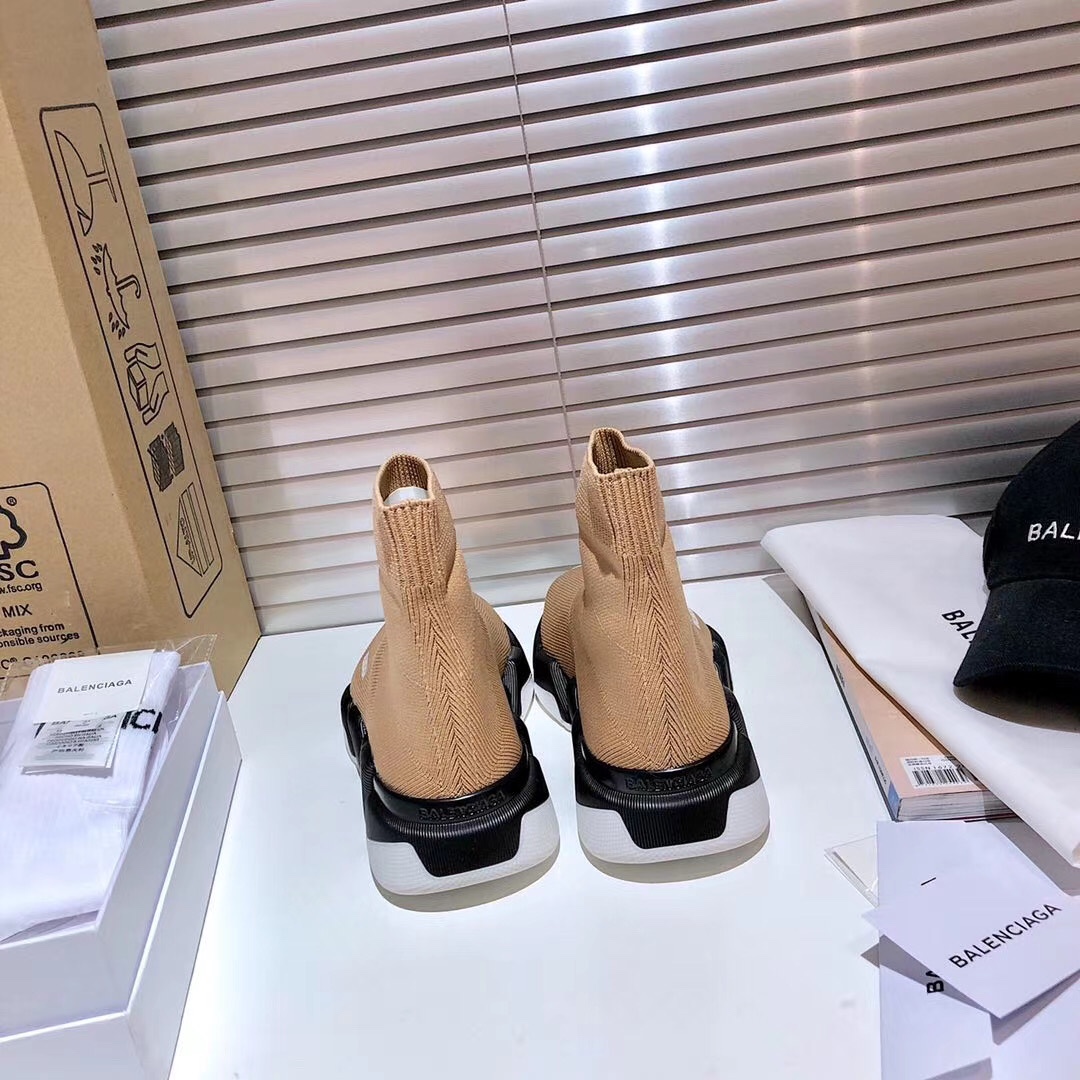 Balenciaga  Speed 2.0 Recycled Knit Sneaker  - FashionPlug