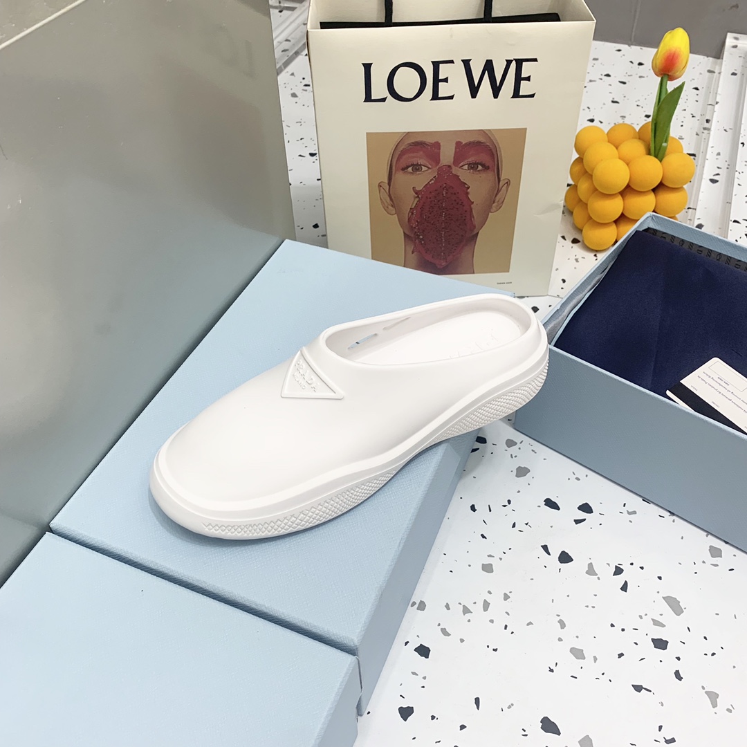 Prada Foam Rubber Mules - FashionPlug