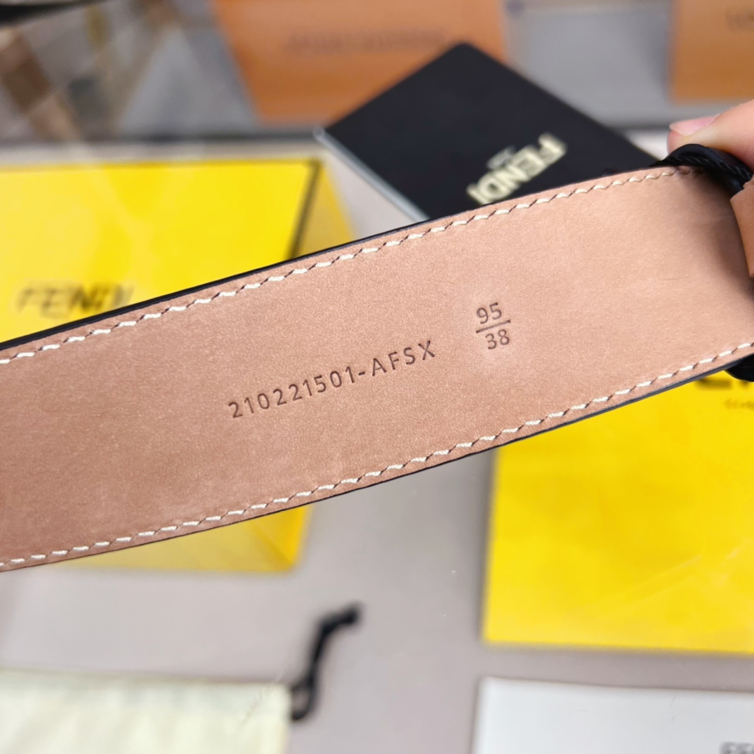 Fendi Leather Belt  - FashionPlug
