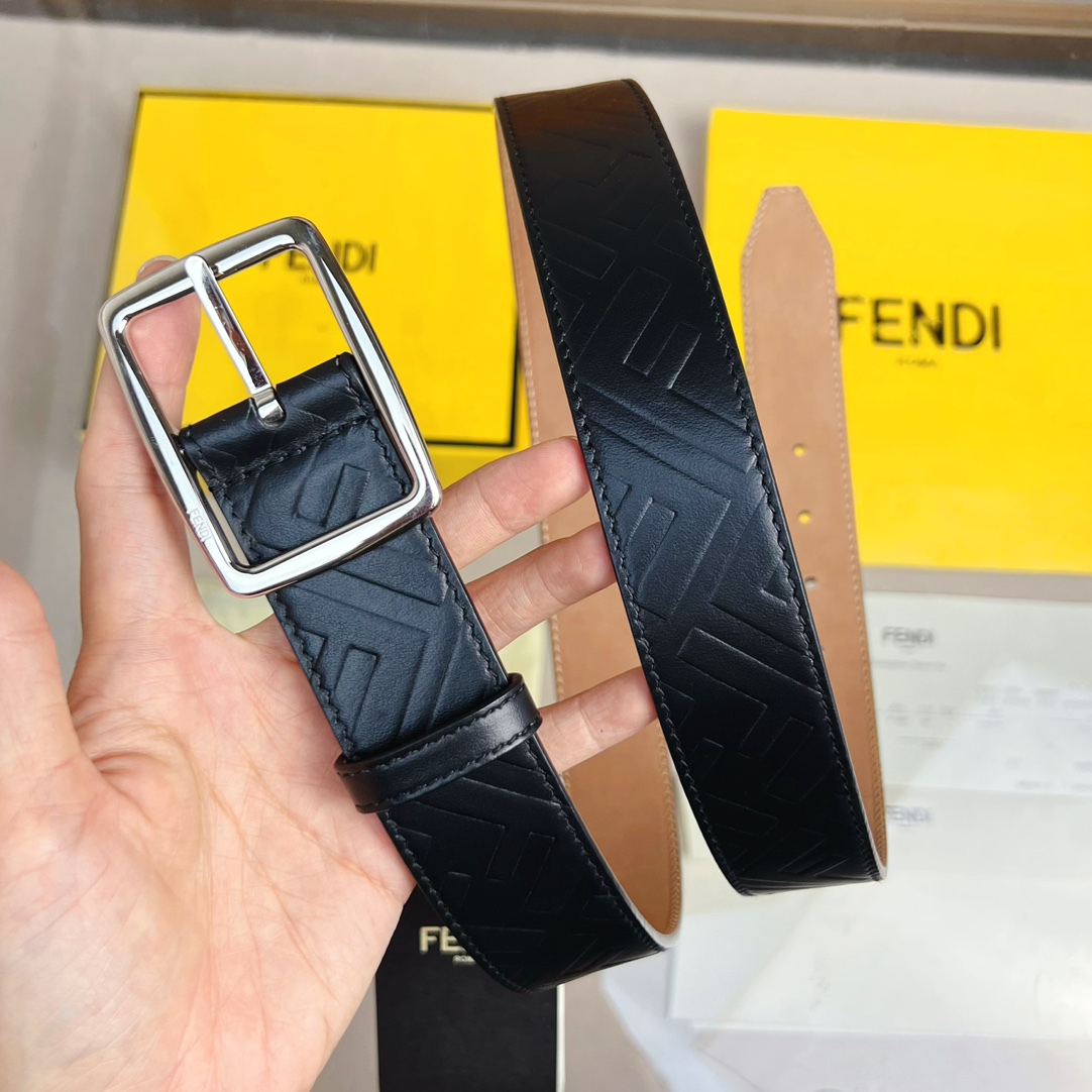 Fendi Leather Belt  - FashionPlug