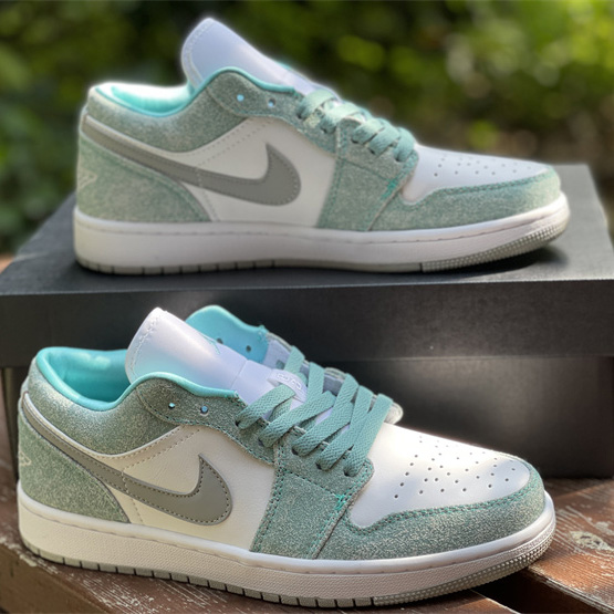 Air Jordan 1 Low ''New Emerald'' Sneaker  DN3705 301 - FashionPlug