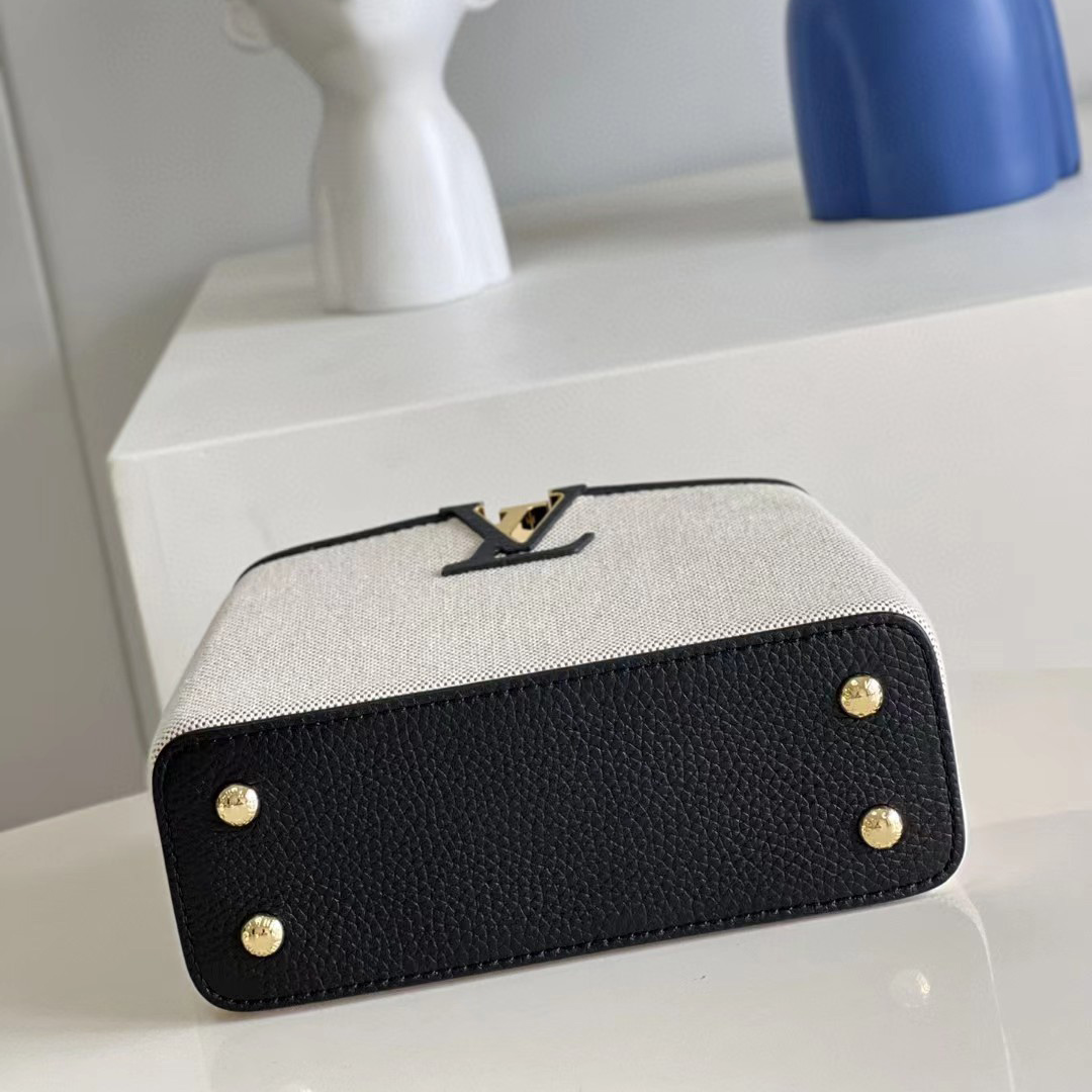 Louis Vuitton Capucines MM Handbag (21-14-8cm)   M59872 - FashionPlug