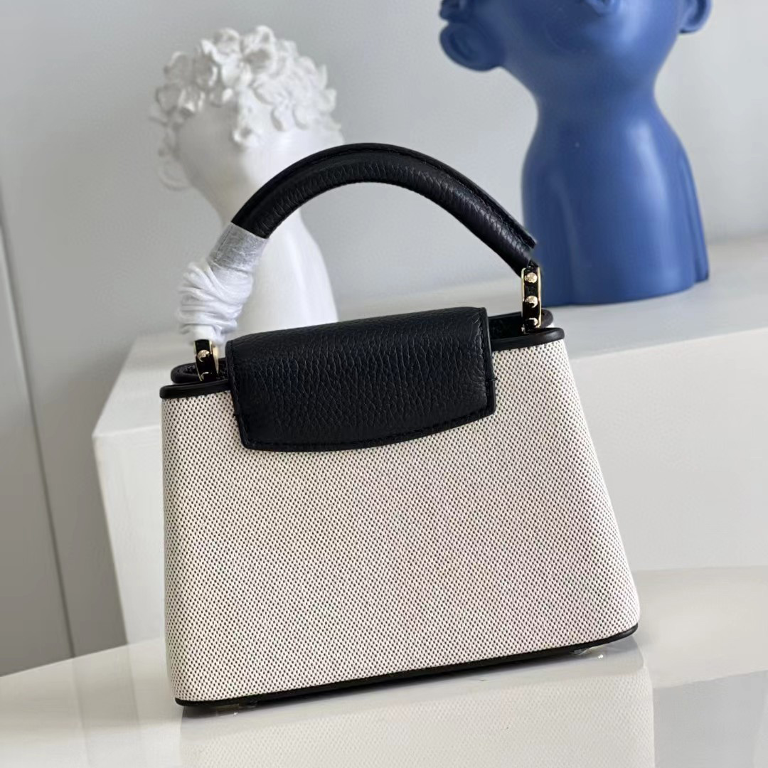 Louis Vuitton Capucines MM Handbag (21-14-8cm)   M59872 - FashionPlug
