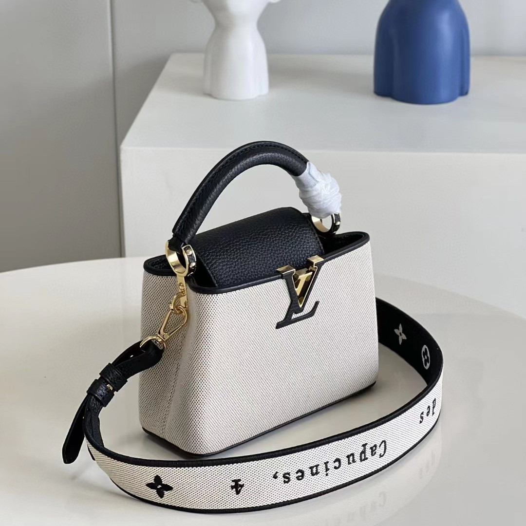 Louis Vuitton Capucines MM Handbag (21-14-8cm)   M59872 - FashionPlug