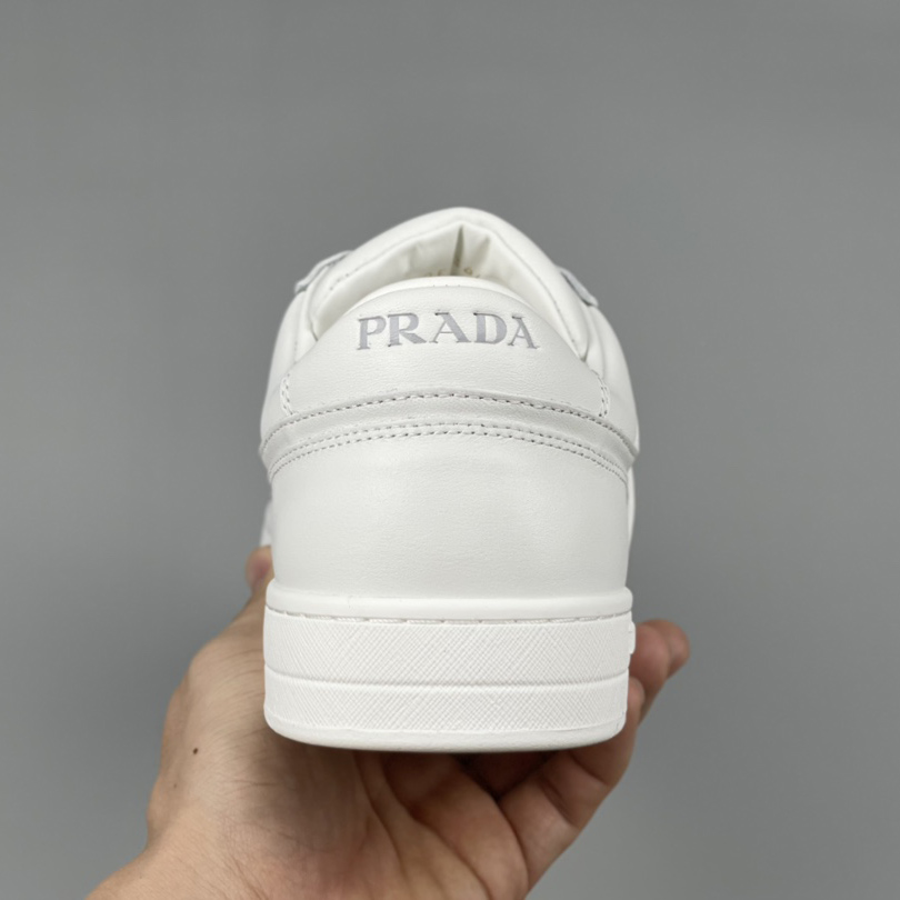 Prada Downtown Leather Sneakers - FashionPlug