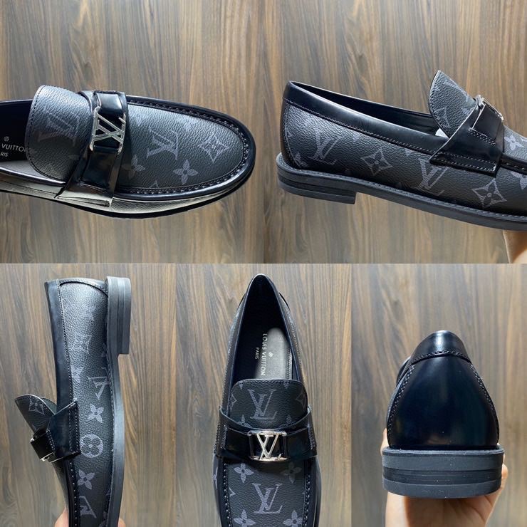 Louis Vuitton Major Loafer(Black) - FashionPlug