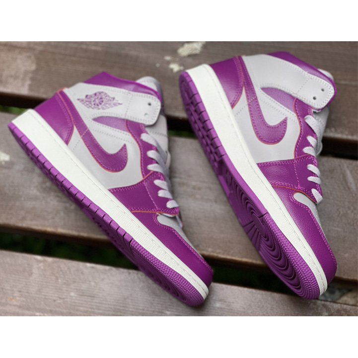 Air Jordan 1 Mid Magenta Sneaker    BQ6472-501 - FashionPlug