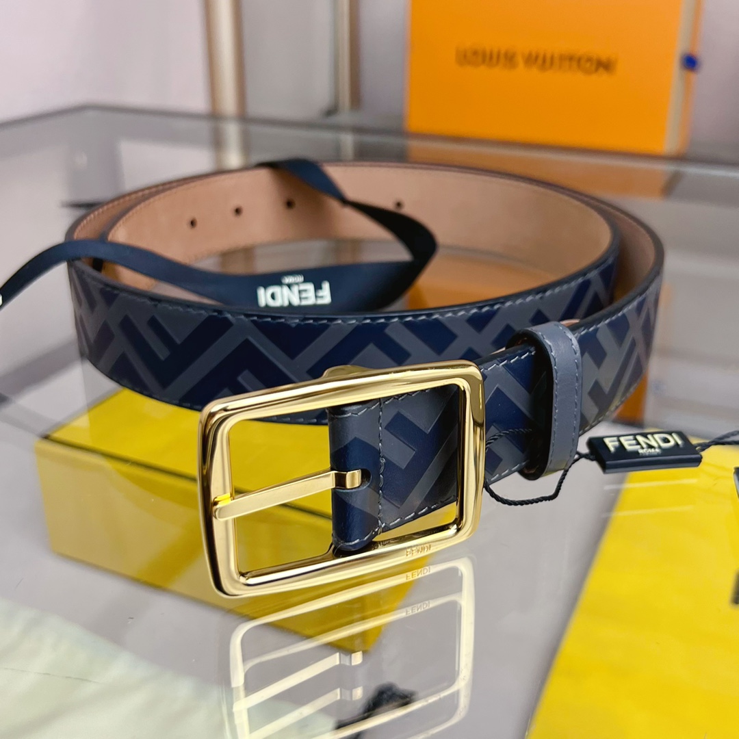 Fendi Leather Belt  - FashionPlug