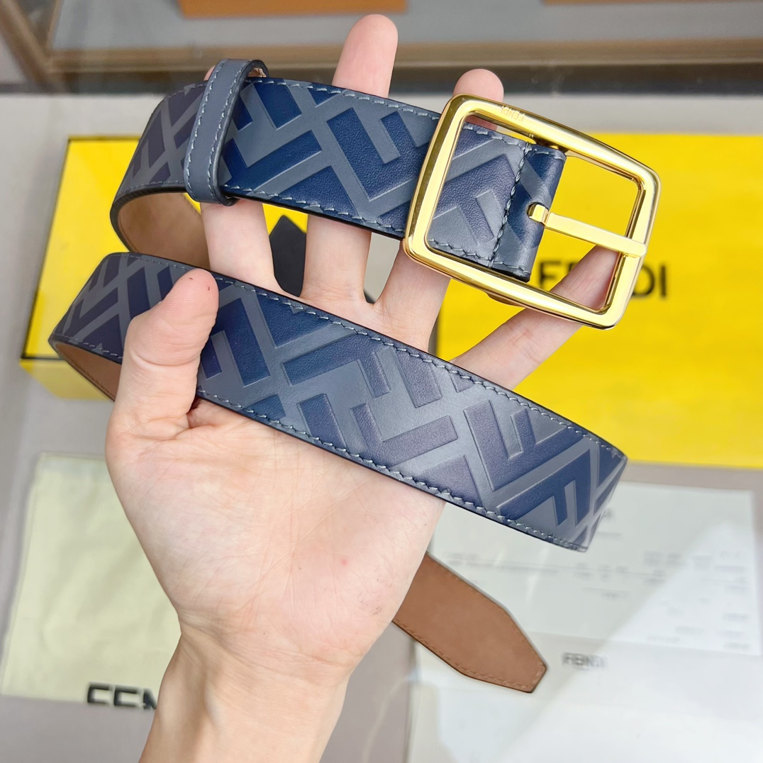 Fendi Leather Belt  - FashionPlug
