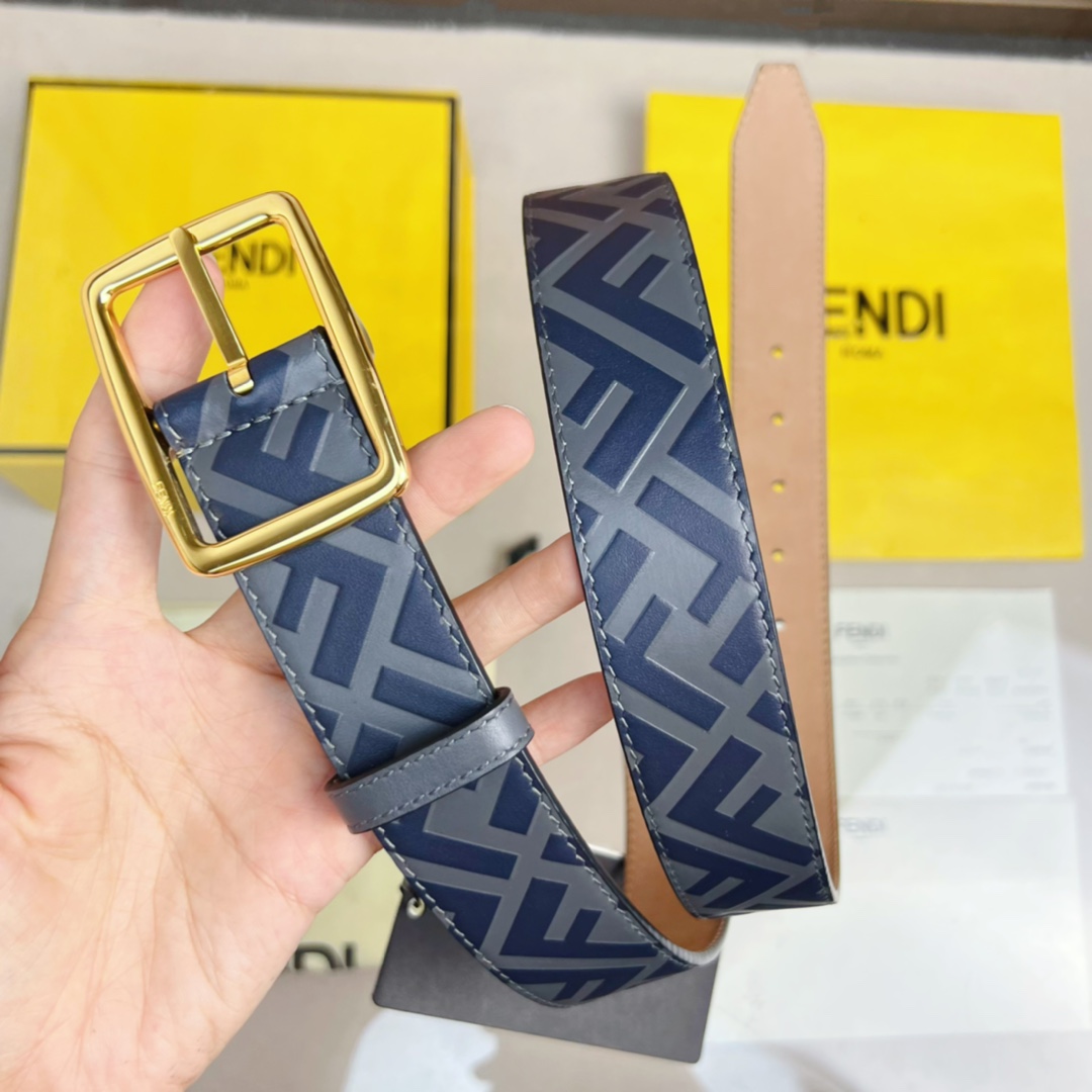 Fendi Leather Belt  - FashionPlug