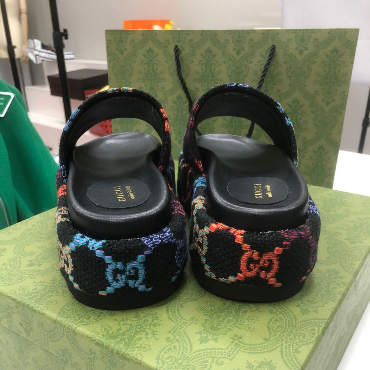 Gucci Platform Slide Sandal - FashionPlug