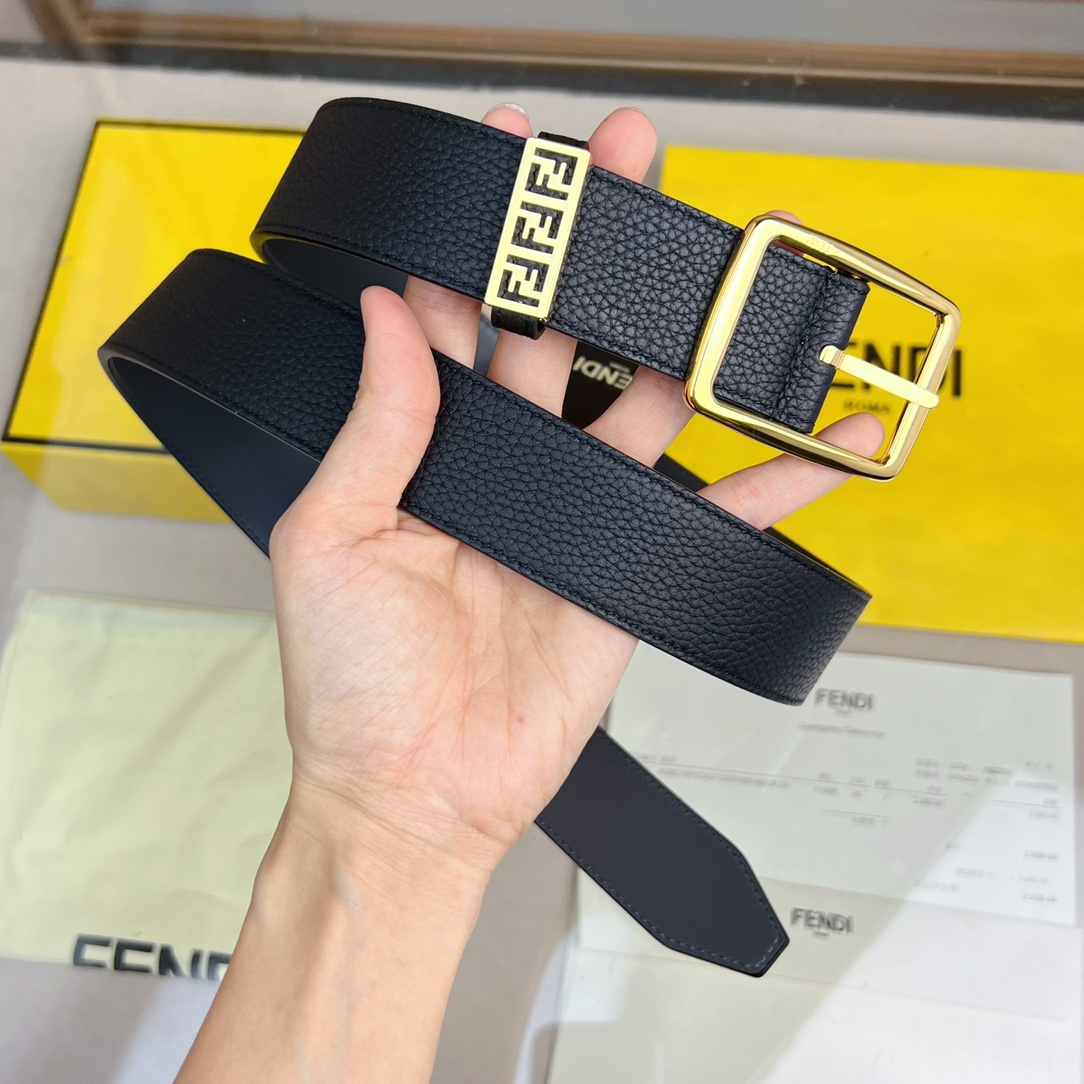 Fendi Leather Belt  - FashionPlug