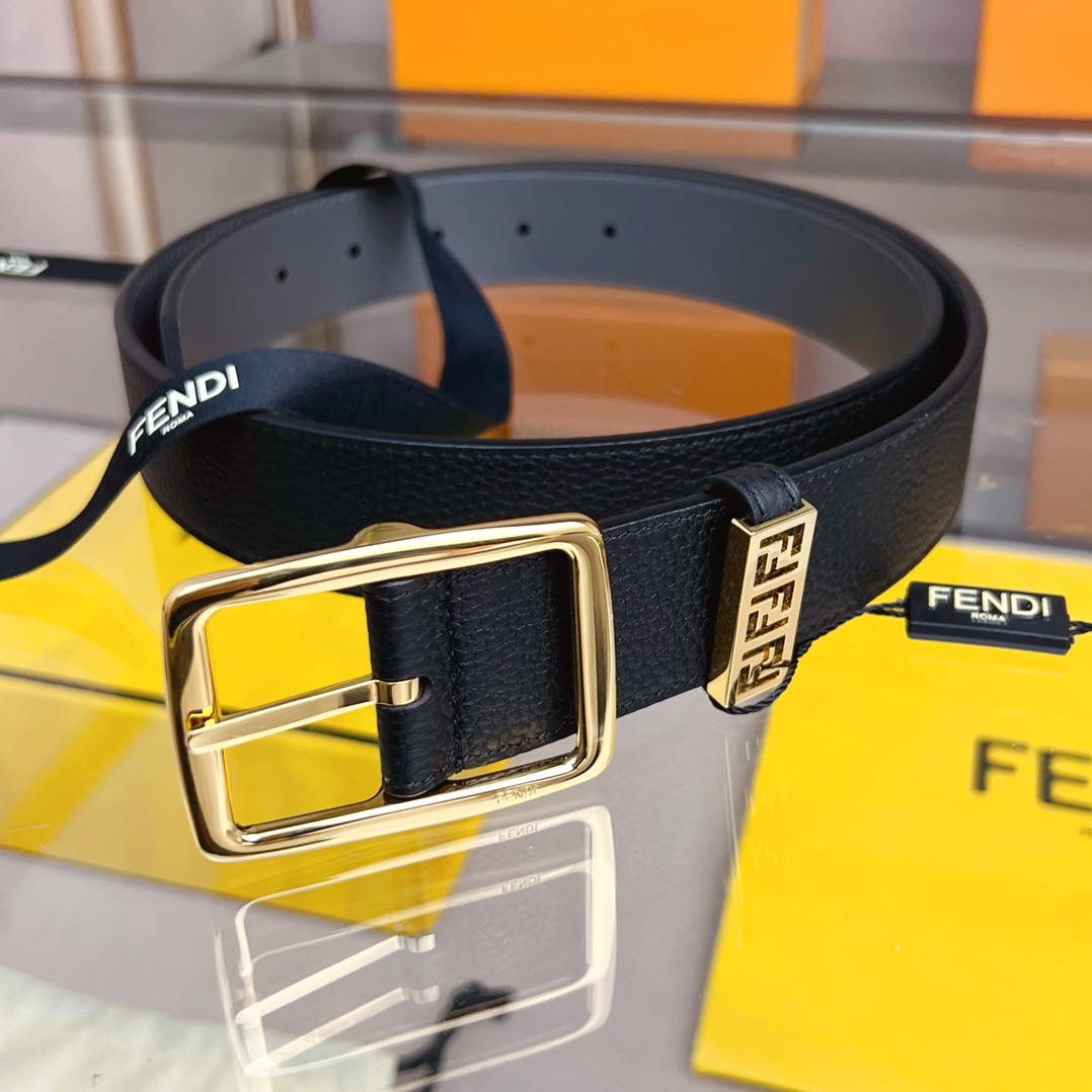 Fendi Leather Belt  - FashionPlug