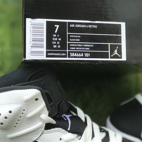 Air Jordan 6 Retro 'Oreo' Sneaker     384664-101 - FashionPlug