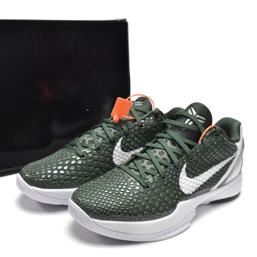 Nike Zoom Kobe VI TB Dark Green Sneaker    454142-300 - FashionPlug