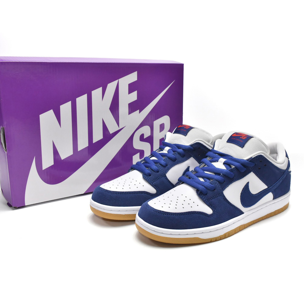 Nike Dunk Low LA Dodgers Sneaker  DO9395-400 - FashionPlug