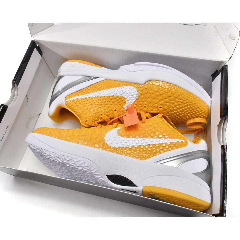 Nike Zoom Kobe VI TB Yellow Sneaker  454142-700 - FashionPlug