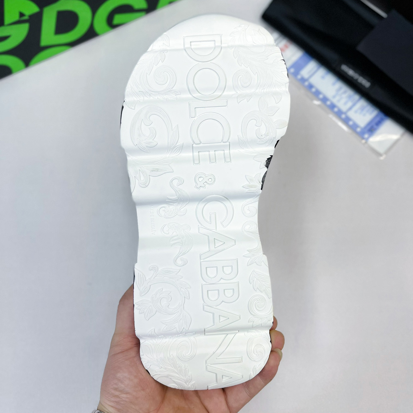 Dolce & Gabbana Calfskin Nappa Daymaster Sneakers - FashionPlug