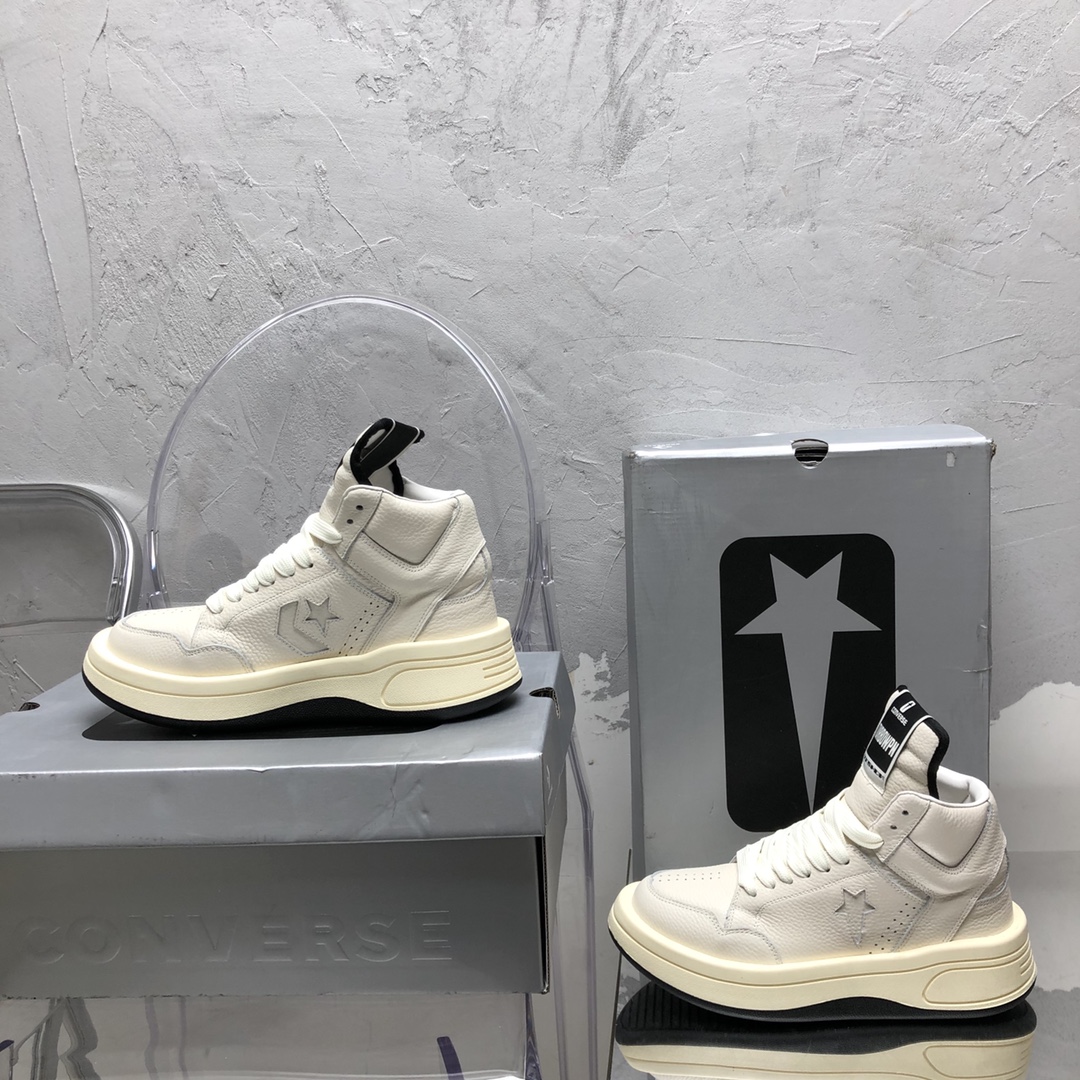 Rick Owens Converse X Drkshdw Turbowpn Sneakers - FashionPlug