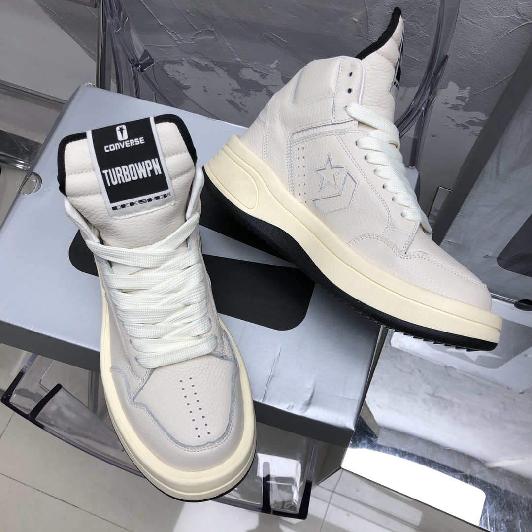 Rick Owens Converse X Drkshdw Turbowpn Sneakers - FashionPlug