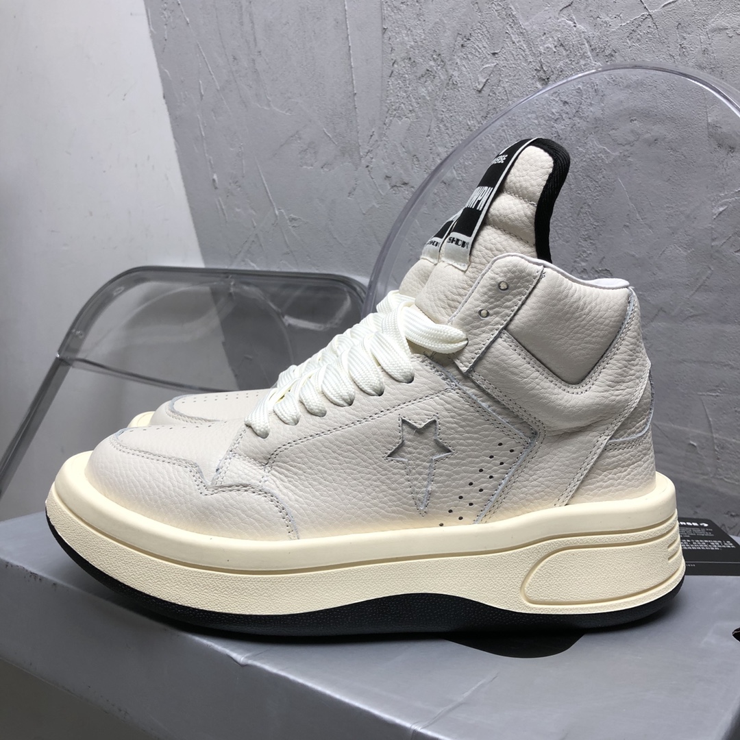 Rick Owens Converse X Drkshdw Turbowpn Sneakers - FashionPlug